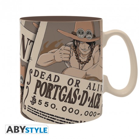 ONE PIECE - Mug - 460 ml - Wanted Ace - ABYSTYLE