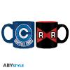 DRAGON BALL - Set 2 mugs à espresso - 110 ml - Capsule C VS Ruban