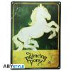 LORD OF THE RINGS - Plaque métal Poney Fringant (28x38) - ABYSTYLE