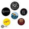 QUEEN - Pck Mug Heat Change 320ml + Acryl&#x000000ae; + Pack de badges Mix - ABYSTYLE