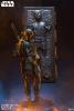 Star Wars statuette Premium Format Boba Fett and Han Solo in Carbonite 70 cm  -SIDESHOW COLLECTIBLE