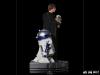 Star Wars The Mandalorian statuette Legacy Replica 1/4 Luke Skywalker, R2-D2 & Grogu 54 cm - IRON STUDIOS