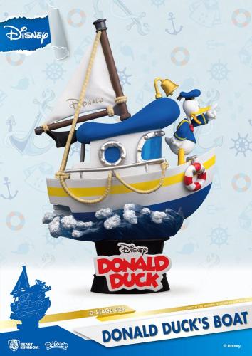 Disney Summer Series diorama PVC D-Stage Donald Duck's Boat 15 cm - BEAST KINGDOM