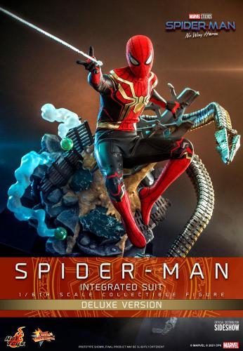 Spider-Man: No Way Home figurine Movie Masterpiece 1/6 Spider-Man (Integrated Suit) Deluxe Ver. 29 cm - HOT TOYS