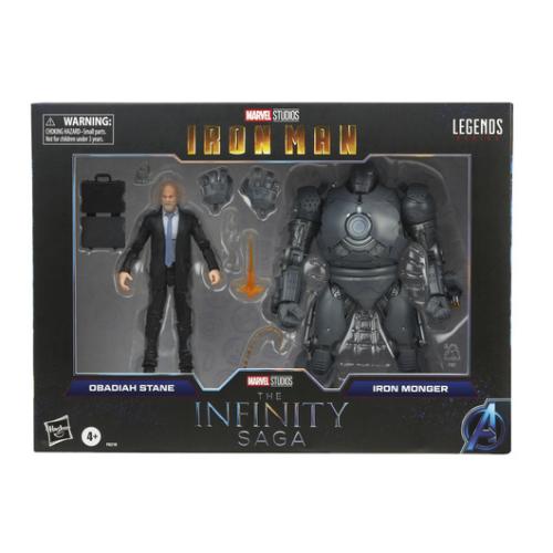 Figurine Marvel Iron Man OBADIAH STANE et IRON MONGER - MARVEL LEGENDS
