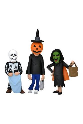 Halloween 3 : Le Sang du sorcier pack 3 figurines Toony Terrors Trick or Treaters 15 cm - NECA *
