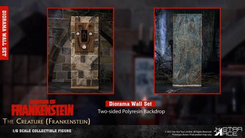Les Horreurs de Frankenstein My Favourite Movie pack accessoires 1/6 Diorama mural - STAR ACE