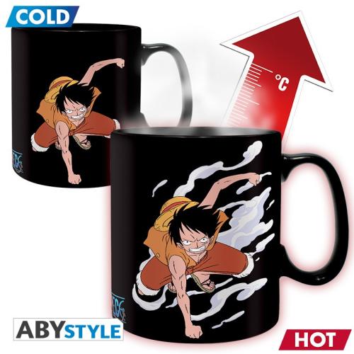 ONE PIECE - Mug Heat Change - 460 ml - Luffy&Ace - ABYSTYLE
