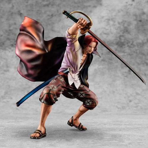 One Piece statuette PVC P.O.P. Playback Memories Red-haired Shanks 21 cm - MEGAHOUSE