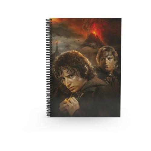 Seigneur Des Anneaux - Cahier effet 3D Frodo et Sam