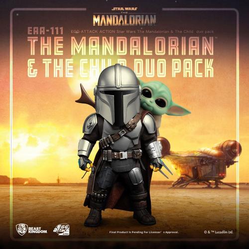 Star Wars The Mandalorian figurines Egg Attack Action The Mandalorian & The Child 7 - 17 cm