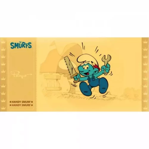 Ticket d'or Handy Smurf