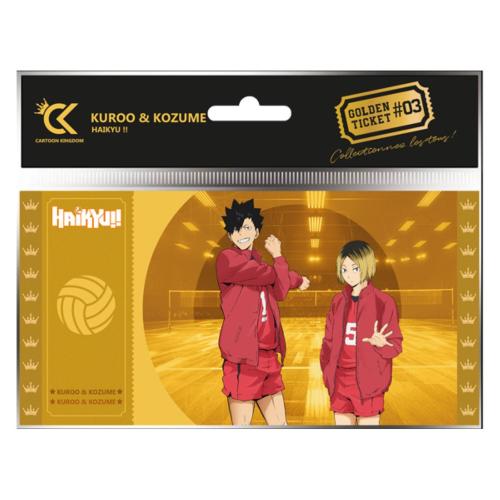 Ticket d'or Kuroo & Kozume (Haikyu)