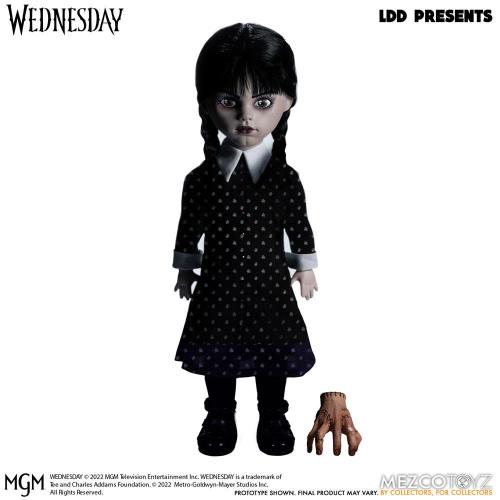 Wednesday Living Dead Dolls poupée Wednesday Addams 25 cm - MEZCO