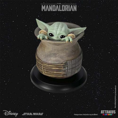 Star Wars: The Mandalorian Classic Collection statuette 1/5 Grogu in the Jar 9 cm - ATTAKUS