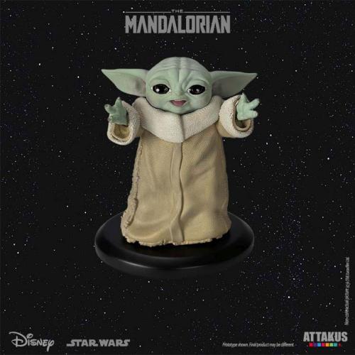 Star Wars: The Mandalorian Classic Collection statuette 1/5 Grogu Happy 10 cm - ATTAKUS