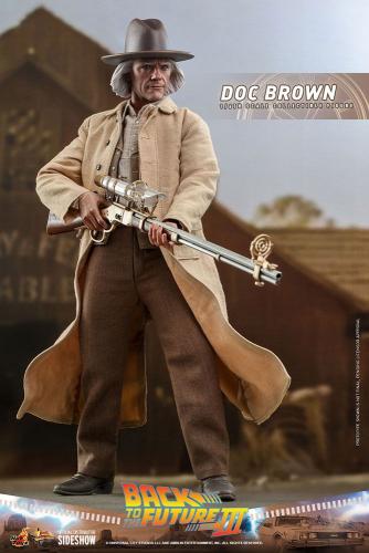 Retour vers le futur III figurine Movie Masterpiece 1/6 Doc Brown 32 cm - HOT TOYS