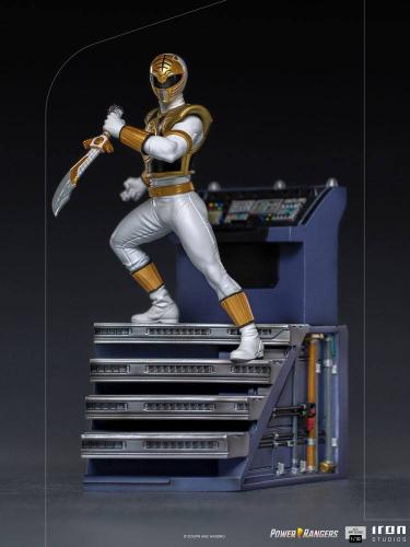 Power Rangers statuette 1/10 BDS Art Scale White Ranger 22 cm - IRON STUDIOS