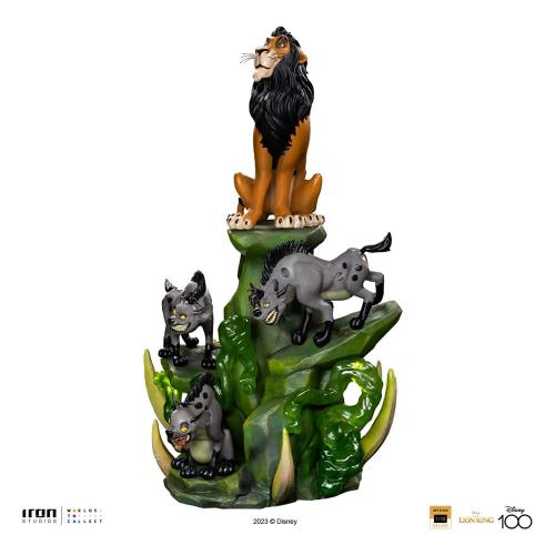 The Lion King statuette Art Scale Deluxe 1/10 Scar Deluxe 31 cm - IRON STUDIO