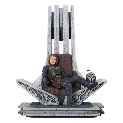 Star Wars: The Mandalorian statuette Premier Collection 1/7 Bo-Katan Kryze on Throne 35 cm - GENTLE GIANT