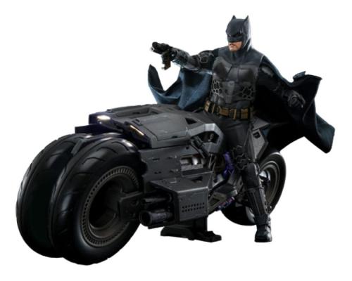 The Flash figurine avec véhicule Movie Masterpiece 1/6 Batman & Batcycle Set 30 cm - HOT TOYS
