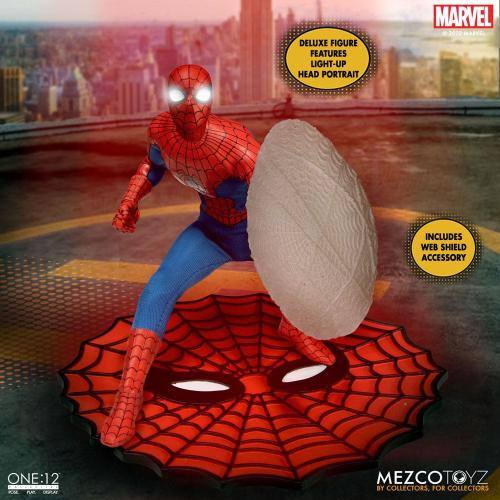 Marvel Universe figurine 1/12 The Amazing Spider-Man - Deluxe Edition 16 cm - MEZCO