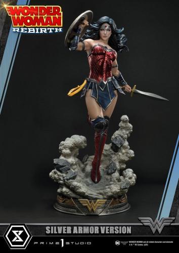 DC Comics statuette 1/3 Wonder Woman Rebirth Silver Armor Version 75 cm - PRIME 1