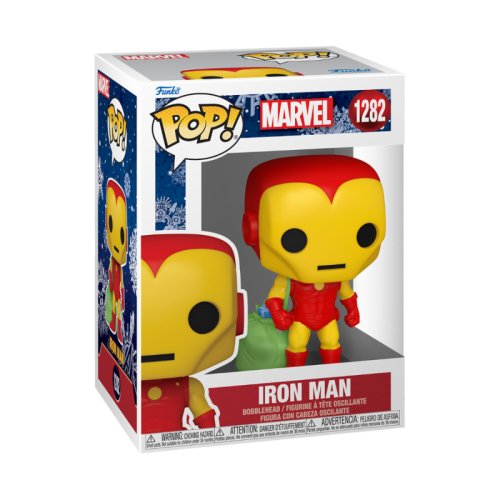 Marvel Pop Holiday Iron Man W/Bag - FUNKO