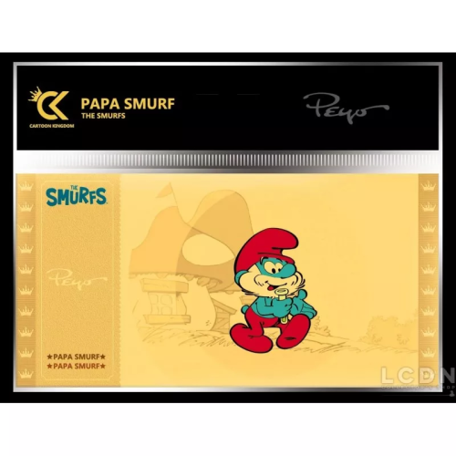 Ticket d'or Papa Smurf